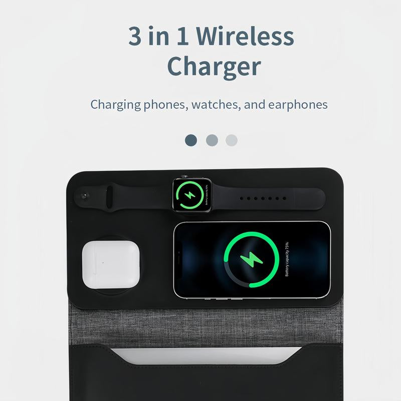 5 in 1 Wireless Charger, Multifunctional Wireless Charger, Multipurpose Laptop Phone Charging Station, Phone Accessories for Home Office