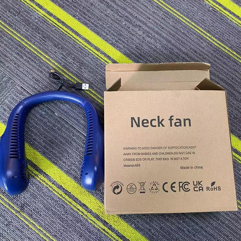 Portable Fan, Lightweight Summer Fan Portable Neck Hanging Fans, 720 ° Circulating Air Neck Fan with Digital Display, USB Charging Cooling Fan, Mini Fan for Summer Camping, Travel