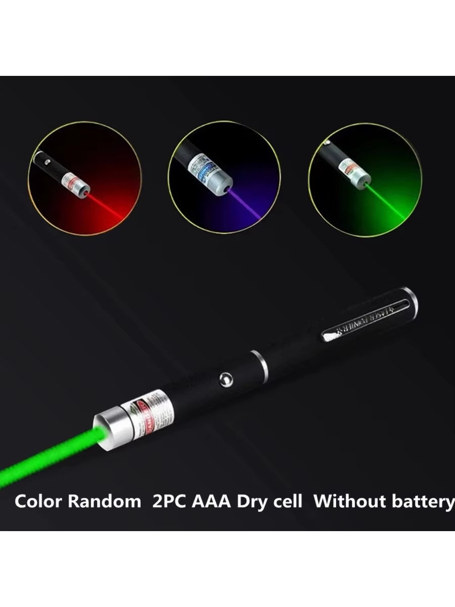 High-Quality Laser Pointer Red Green Purple Three-Color Laser Pointer Projection Teaching Demonstration Pen Hunting Optics