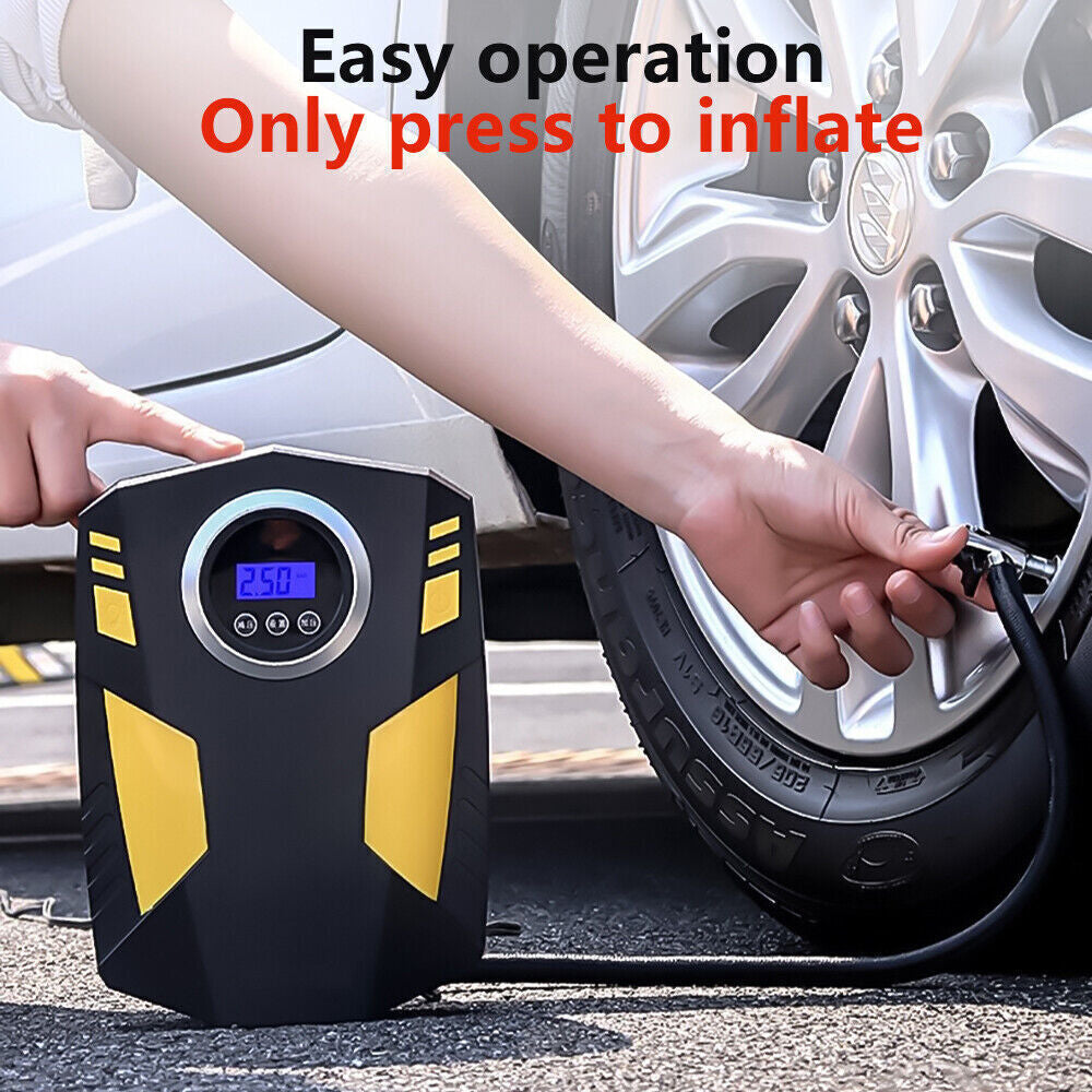 150PSI Car Tire Inflator 12V Digital Car Air Pump Compressor Electric Air Pump