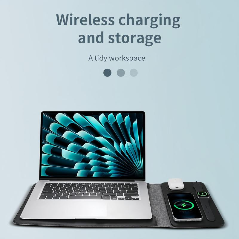 5 in 1 Wireless Charger, Multifunctional Wireless Charger, Multipurpose Laptop Phone Charging Station, Phone Accessories for Home Office