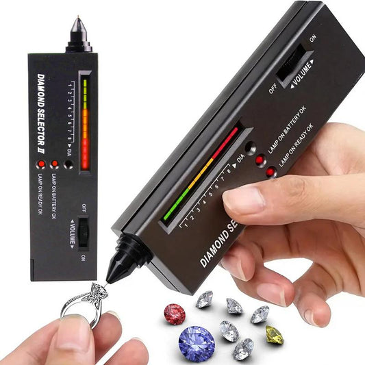 High Precision Diamond Tester Pen, Multifunctional Thermal Conductivity Meter, Portable Diamond Selector for Novices and Experts