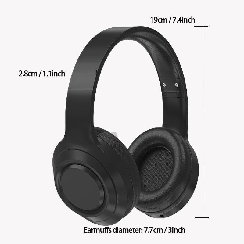 Wireless Headphones for Fall, Foldable Gaming Headset with Built-In Wireless Microphone, Portable Earbuds for Home Summer Outdoor, BT Headset for Gaming & PC, Headphones for Gym, Folding Electronic Audio Earbud Earphones, Valentine'S Day Gift