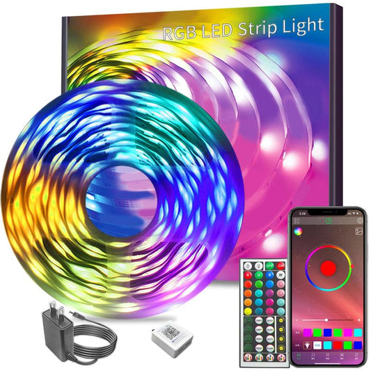 LED Strips Light for Dressers, 100FT LED Light Strips with APP & IR Remote, Music Sync BT Atmosphere Table Light, Decorative Ambient Night Light, LED Lights for Bedroom, Summer Decorations, Room Decor, Bedroom Decor, LED Lights Bedroom, Fall Porch Decor