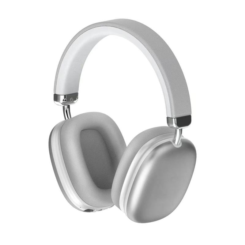 Over-Ear Design Wireless Headphone, Noise Canceling Music Headphones with Built-In Microphone, BT Stretchable Headphones for Summer, Christmas Gifts