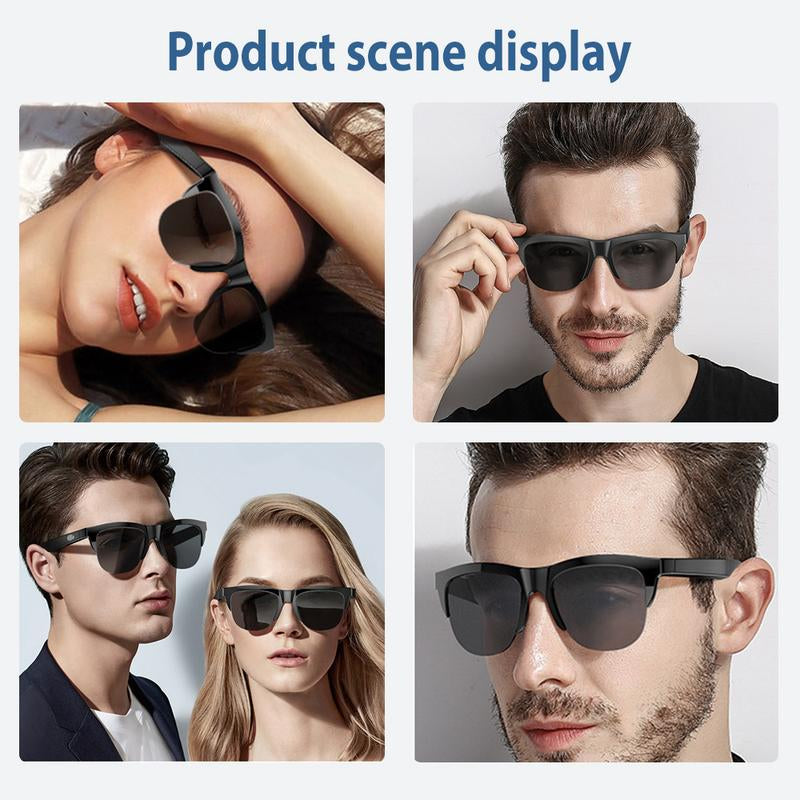 Intelligent Glasses with High-Definition UV Resistant Lenses, Clearer Field of View, Touch Connection, Ultra Light New Frame Material