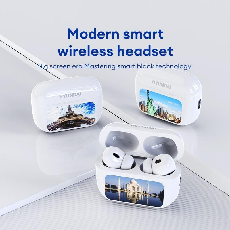 HYUNDAI Y11 Mordern Smart Wireless Headset Long-Lasting Battery Life Easy to Carry Fit Ear Design Comfortable to Wear