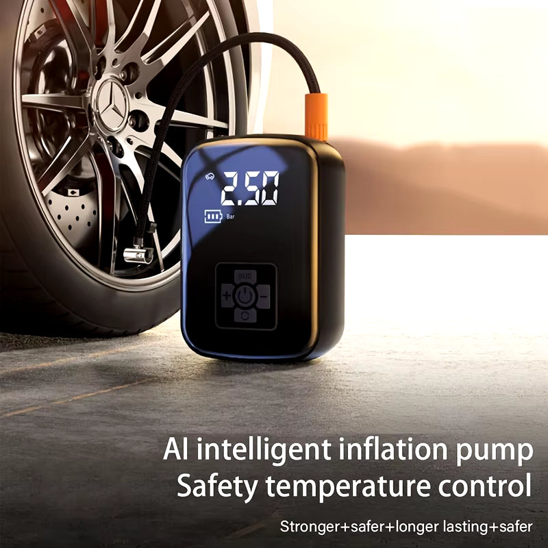 Car-Mounted Portable Air Pump Car Portable Air Pump Electric Car Uses Tire Pump to Inflate